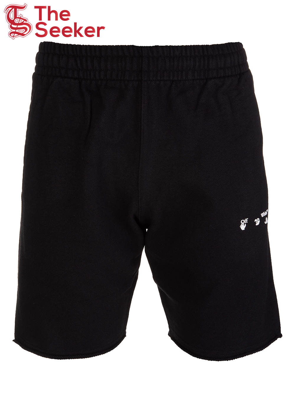 OFF-WHITE OW Logo Sweat Shorts Black/White FW21