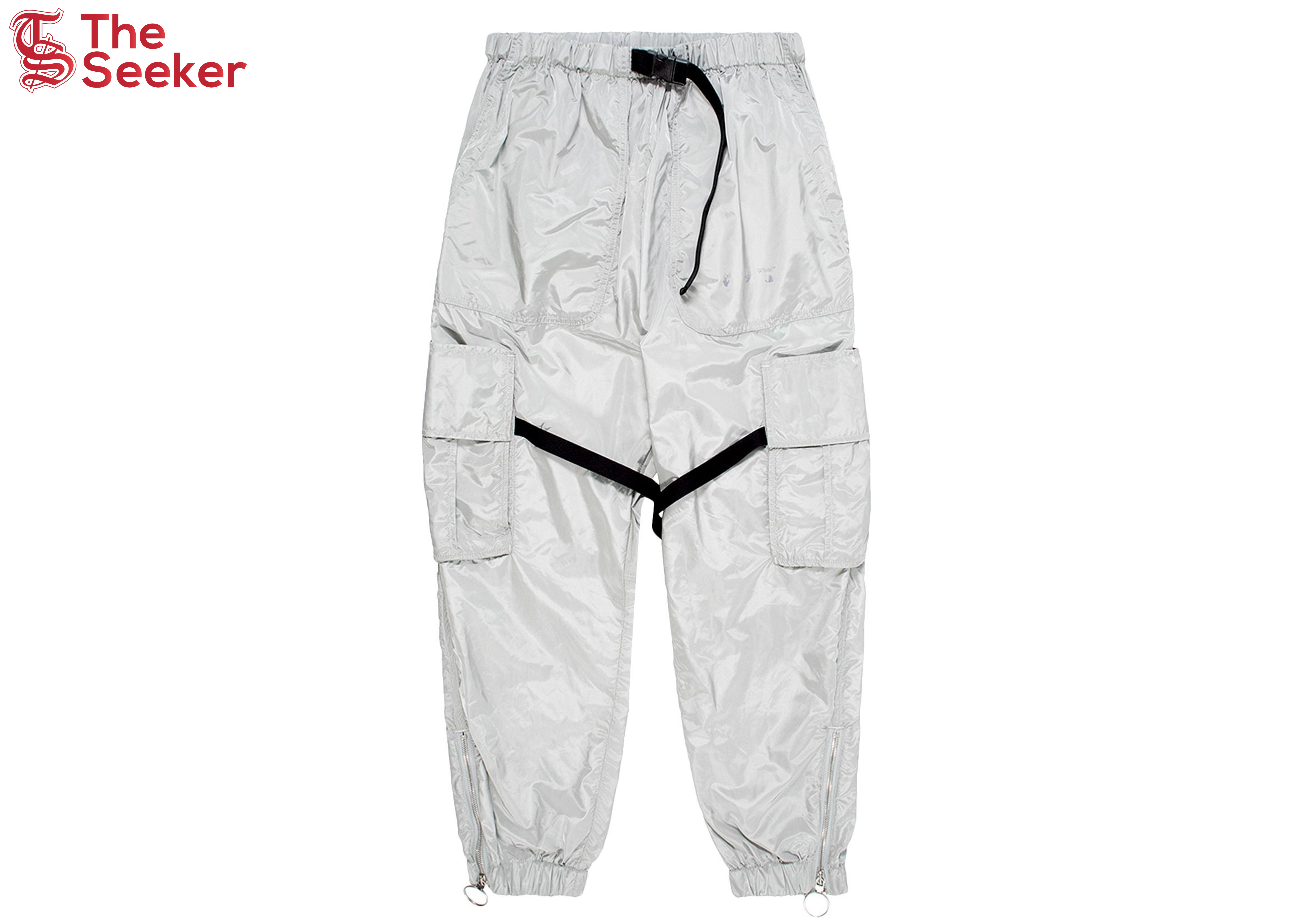 OFF-WHITE Parachute Cargo Pants Limeston