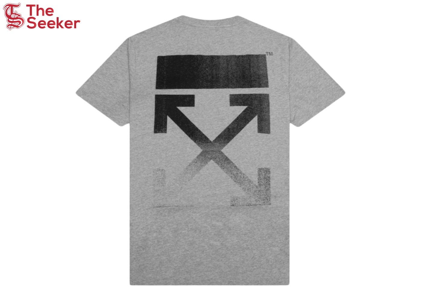 OFF-WHITE Slim Fit Degrade Arrows T-Shirt Grey/Black