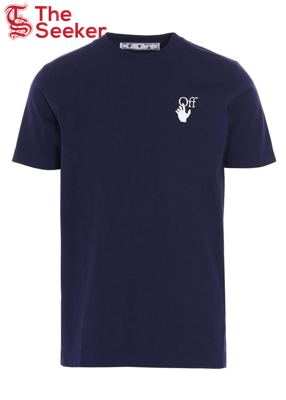 OFF-WHITE Slim Fit Marker Arrows T-Shirt Navy Fuchsia