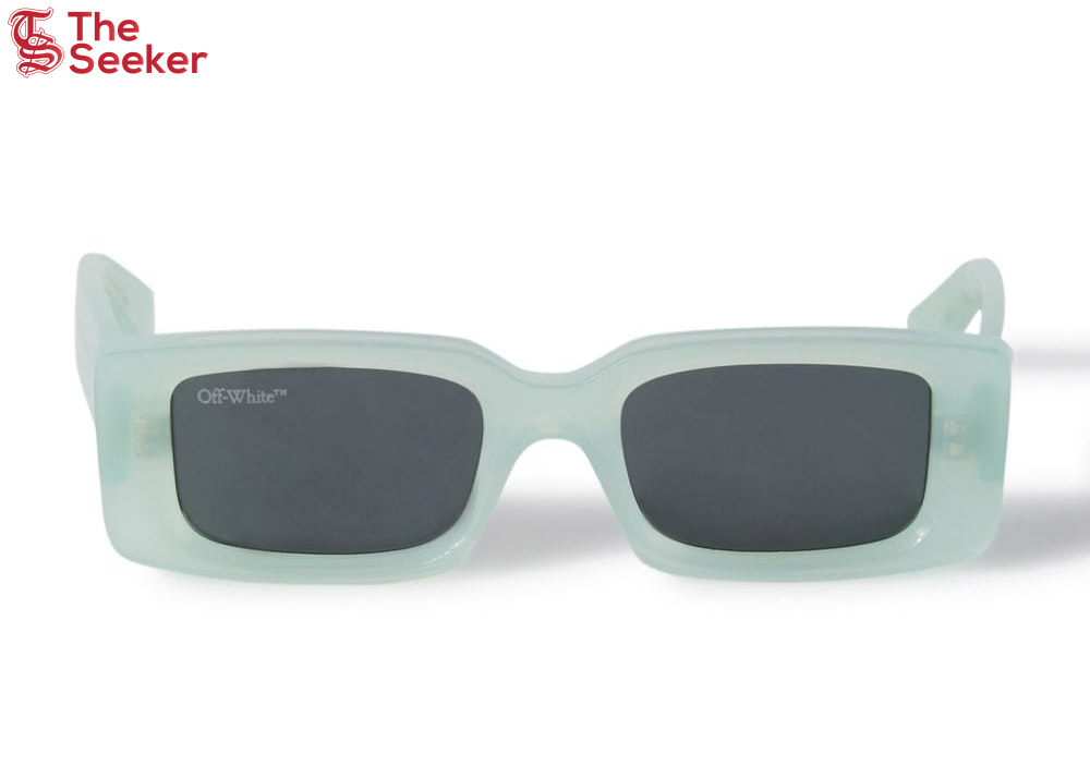 OFF-WHITE Sunglasses Arthur Rectangular Frame Ice/Dark Grey (19321710)
