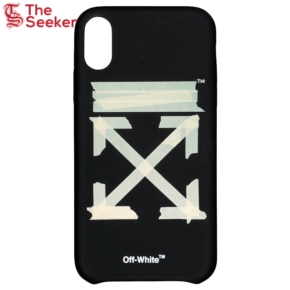 OFF-WHITE Tape Arrows iPhone XS Max Case Black/Beige