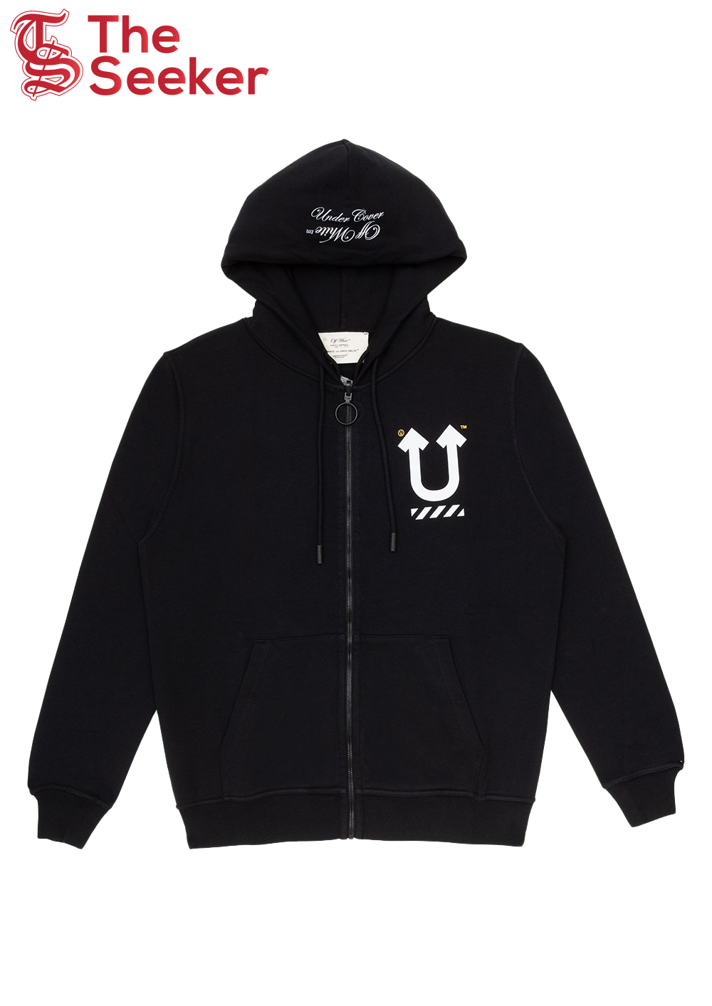 OFF-WHITE Undercover Skeleton RVRS Zipped Hoodie Black/Multicolor