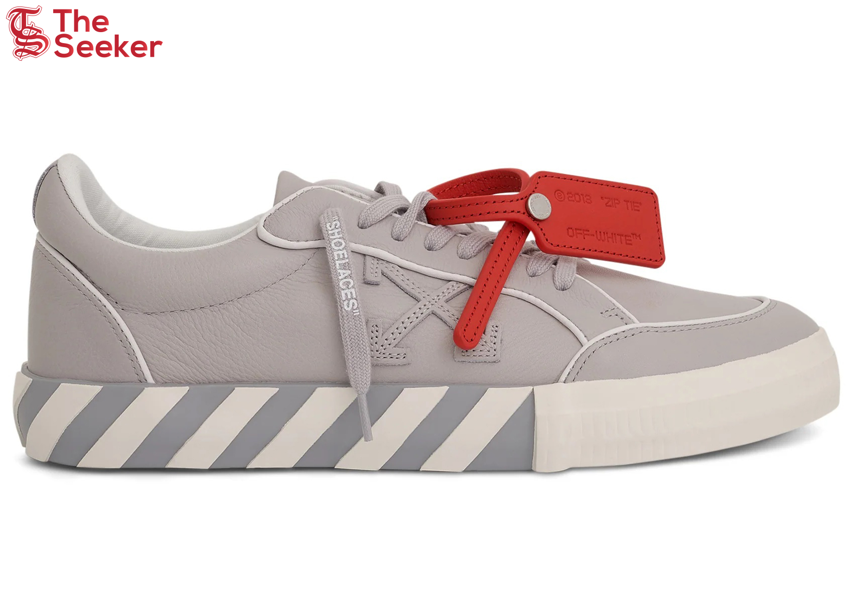 OFF-WHITE Vulc Leather Sneaker Grey