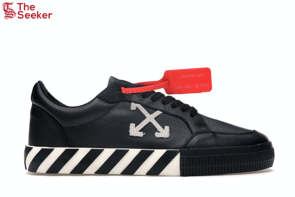 OFF-WHITE Vulc Low Black Leather FW19