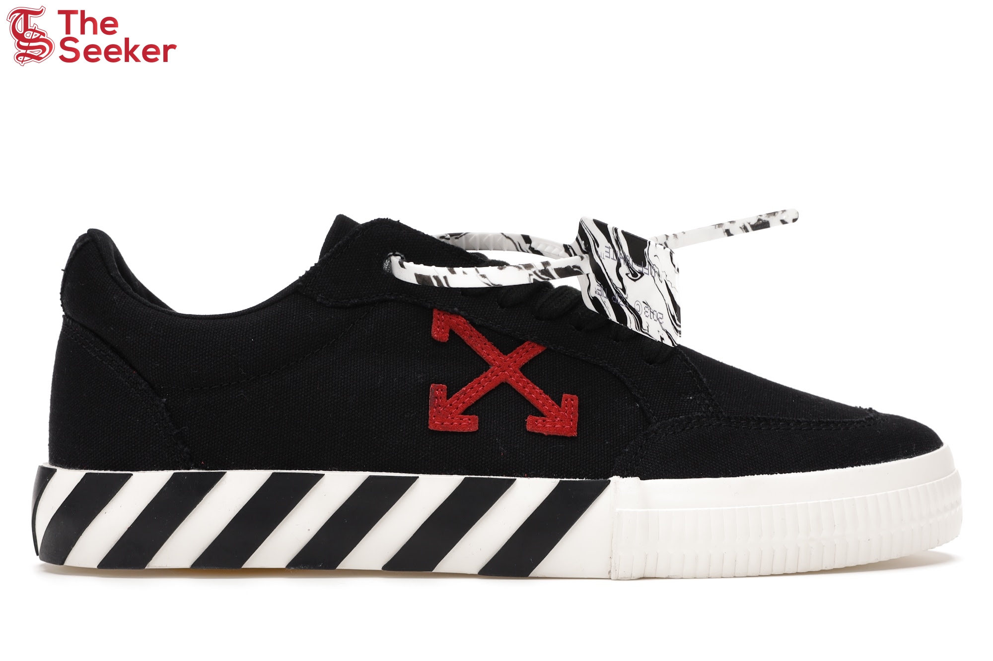 OFF-WHITE Vulc Low Black Red Arrow FW20