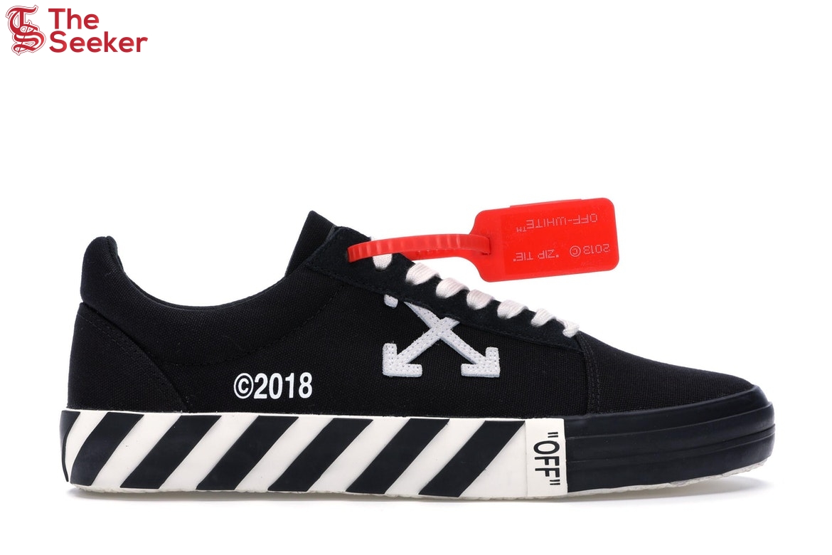 OFF-WHITE Vulc Low Black (Updated Stripes)