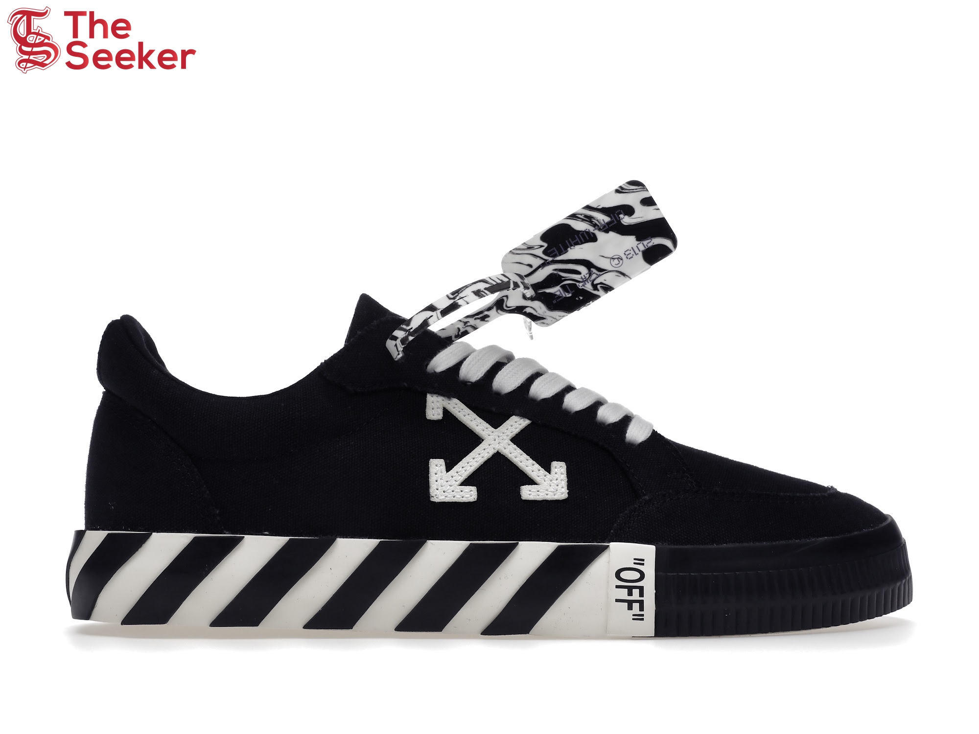 OFF-WHITE Vulc Low Black White Arrow SS21