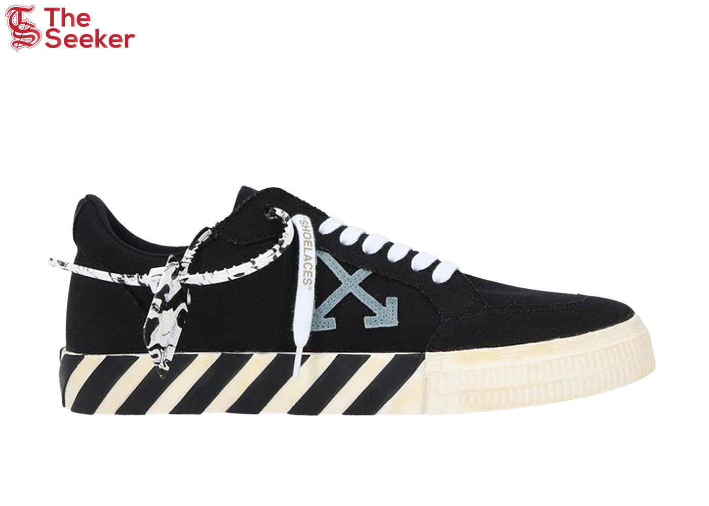 OFF-WHITE Vulc Low Eco Canvas Black White Blue