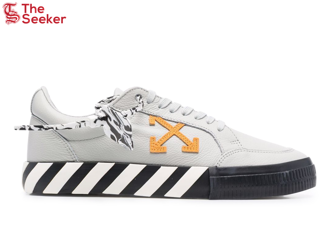 OFF-WHITE Vulc Low Leather Light Grey Yellow