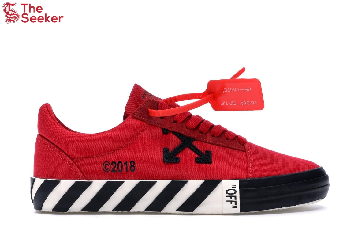 OFF-WHITE Vulc Low Red