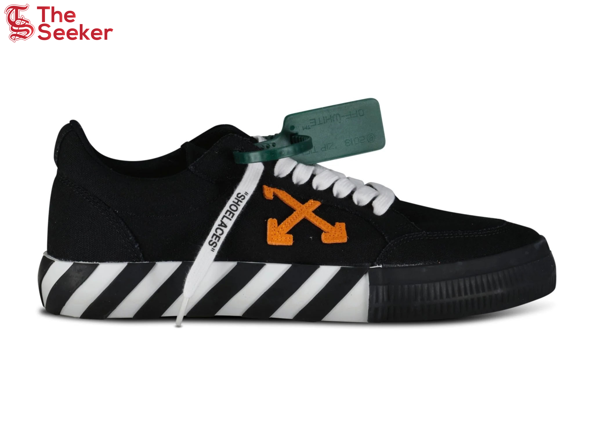 OFF-WHITE Vulc Low Top Black Orange