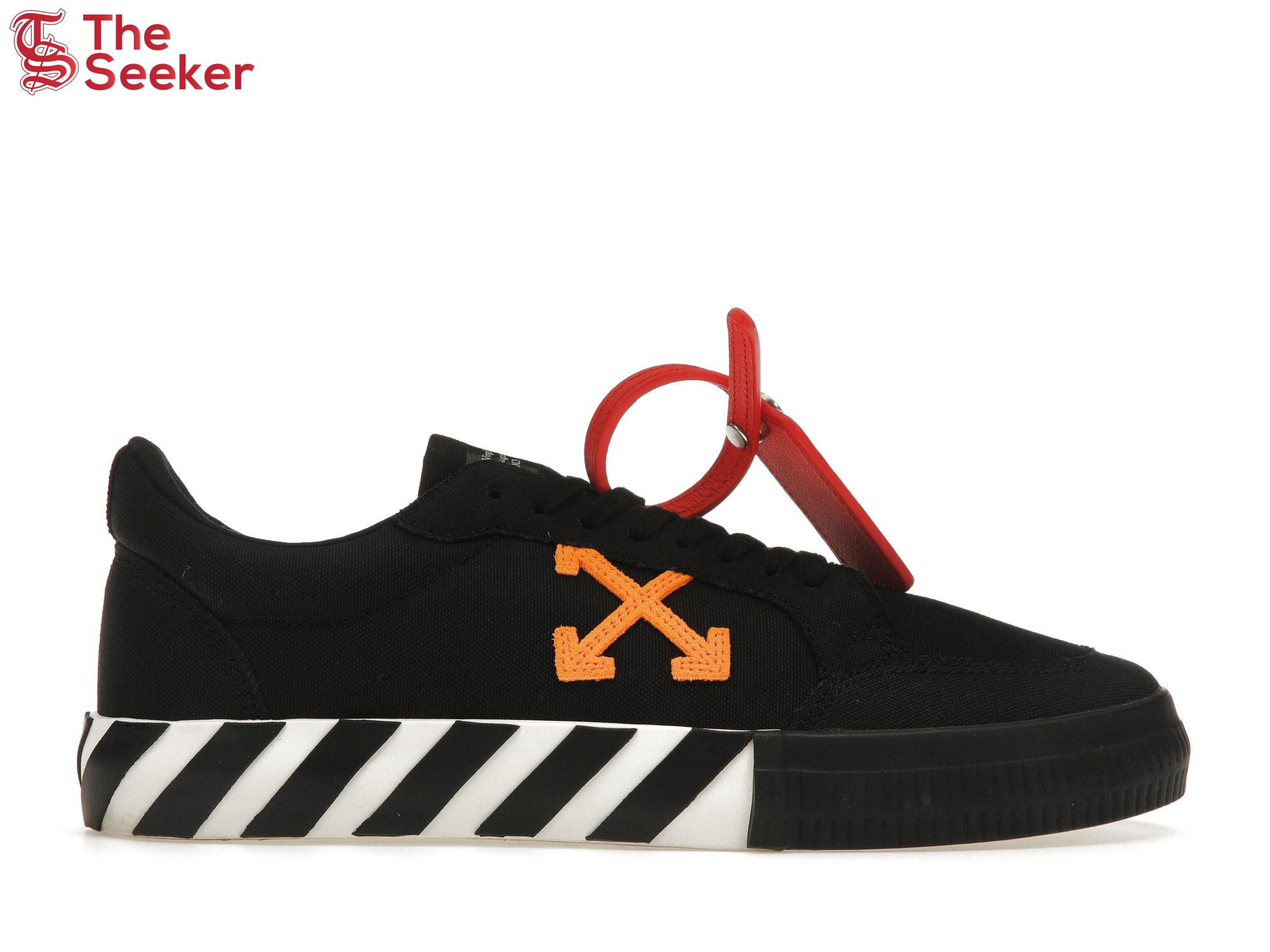 OFF-WHITE Vulcanized Low Black Orange Canvas