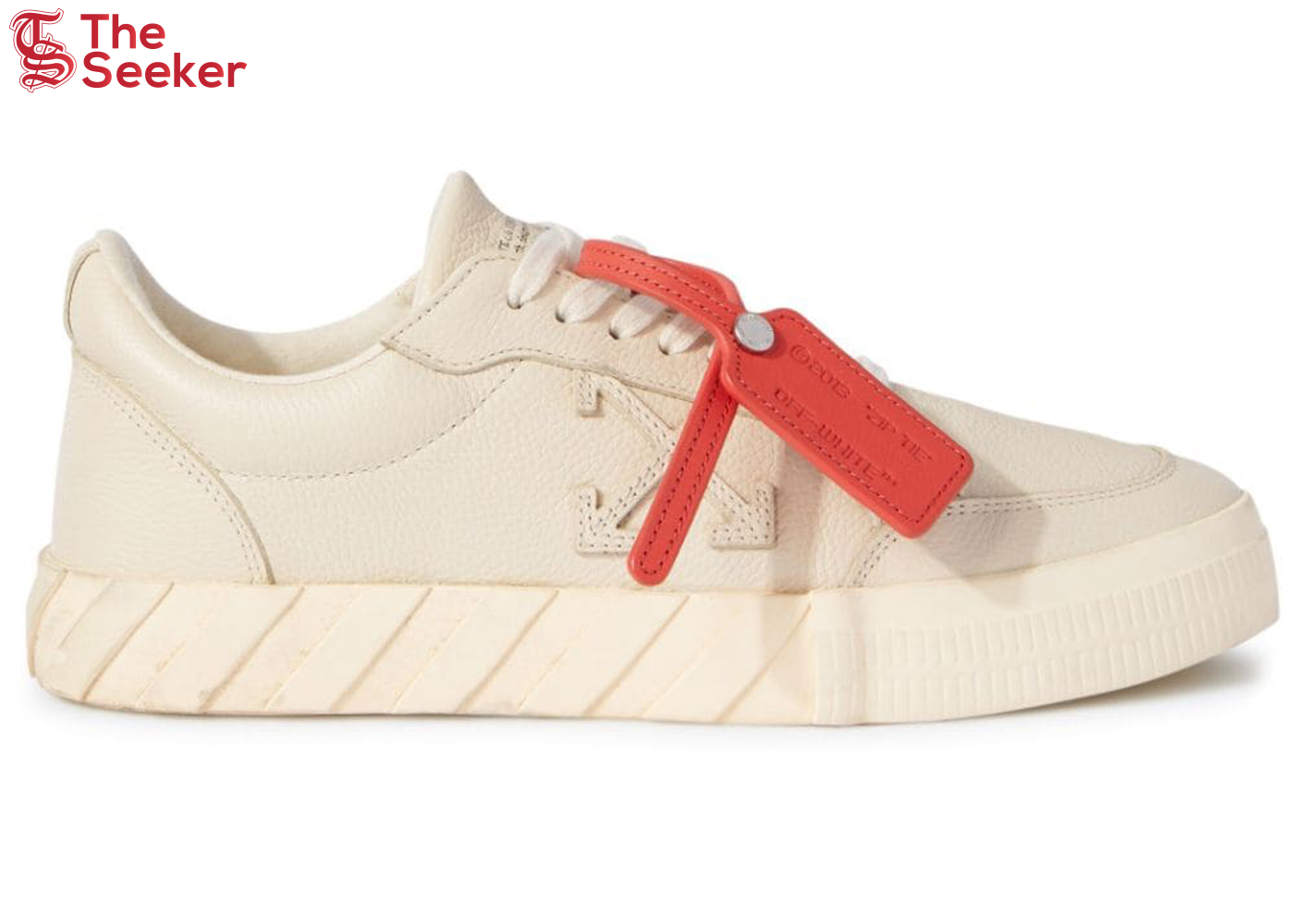 OFF-WHITE Vulcanized Low Calf Leather Beige