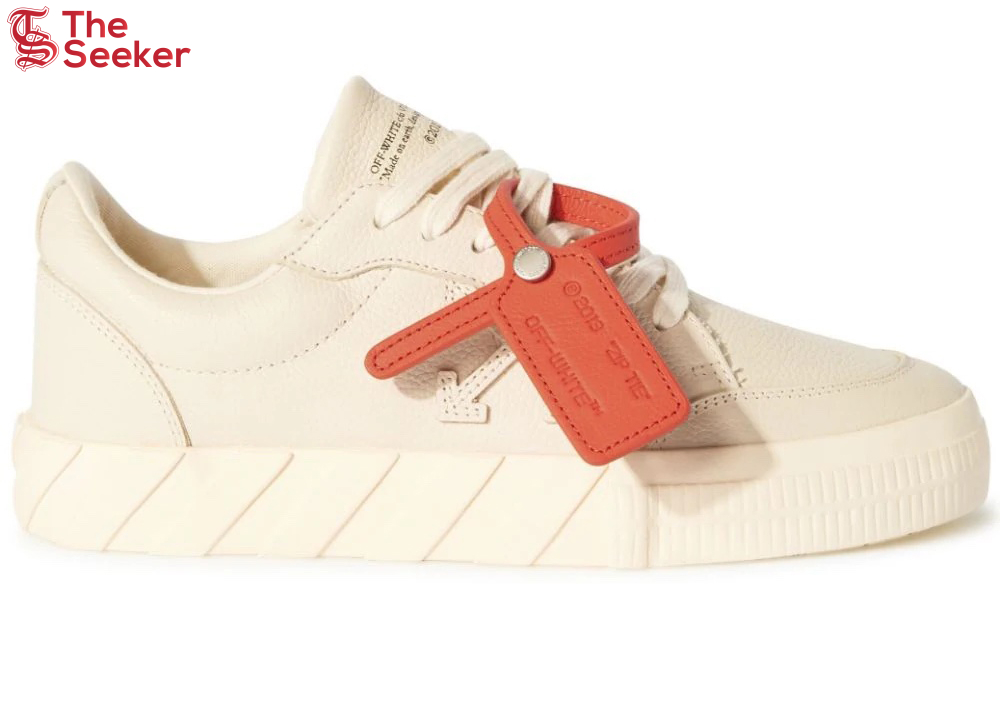 OFF-WHITE Vulcanized Low Calf Leather Beige (Women's)