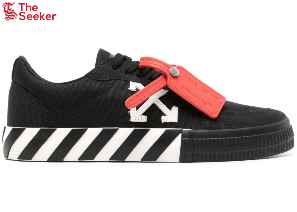 OFF-WHITE Vulcanized Low Canvas Black White