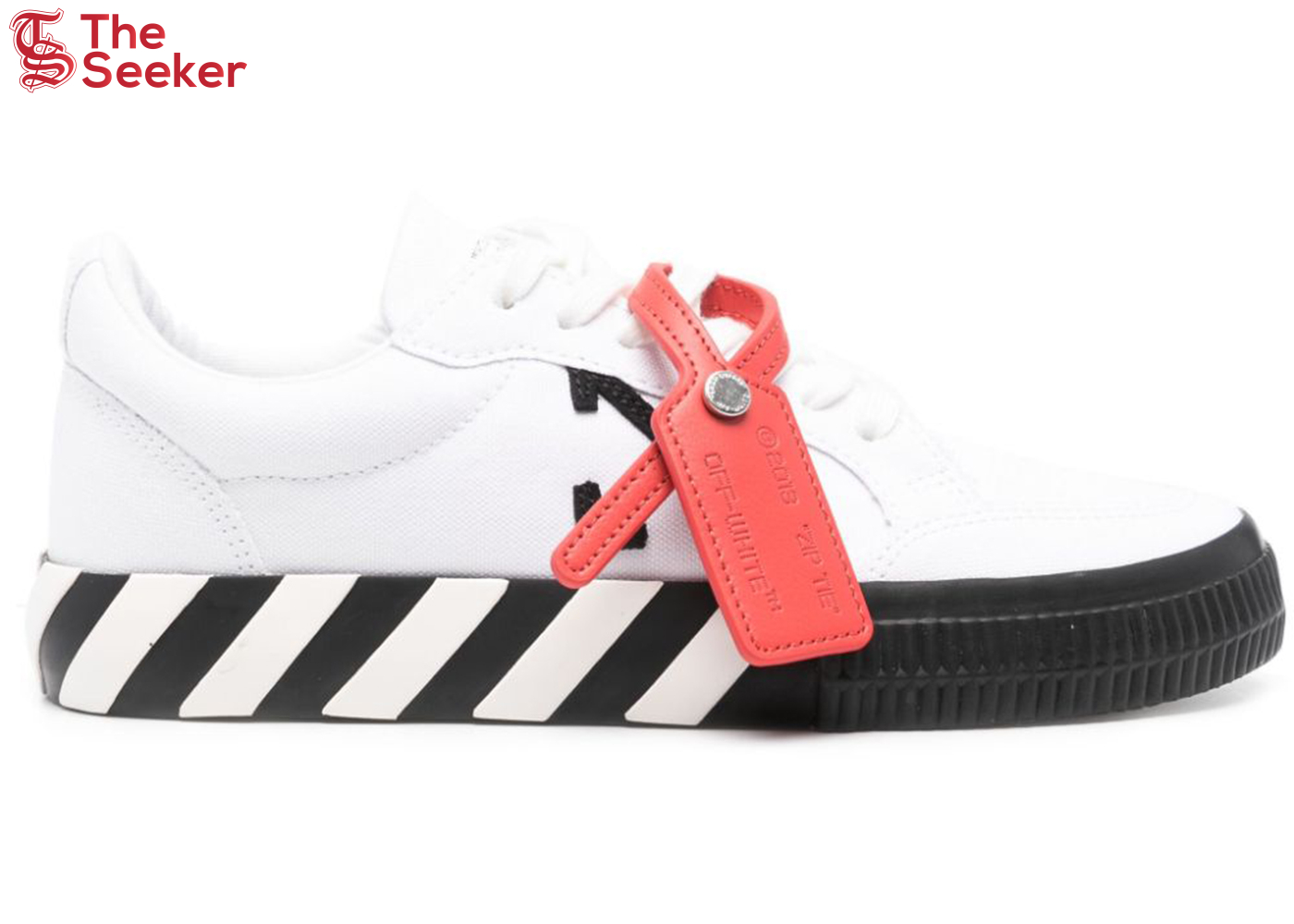 OFF-White Vulcanized Low Canvas White Black Ice (Women's)