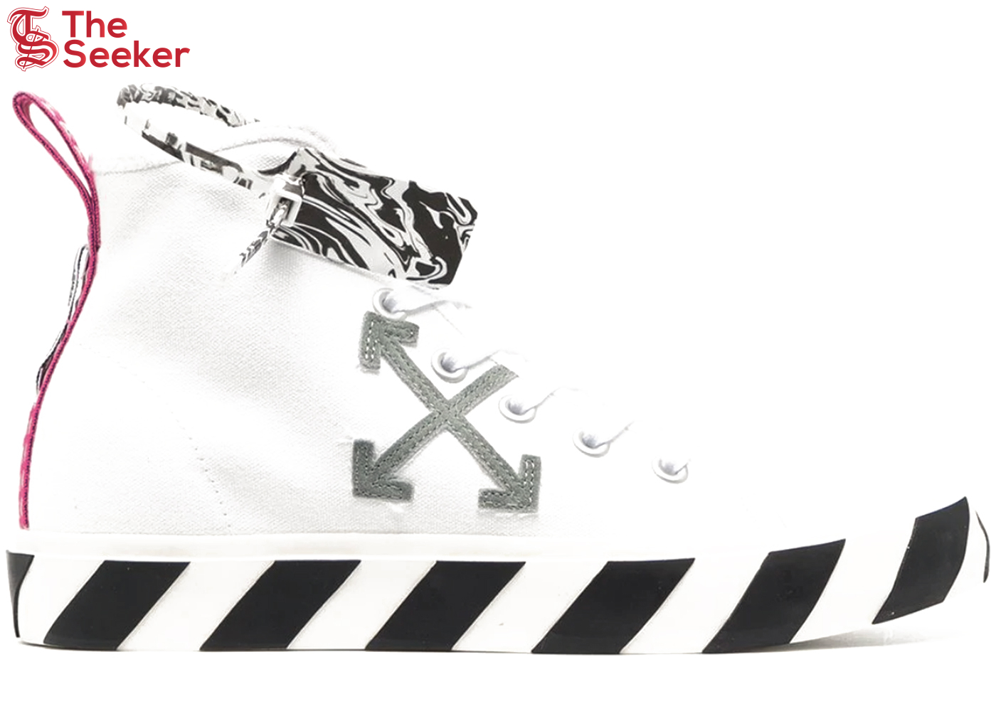 OFF-WHITE Vulcanized Mid Top Grey Arrow