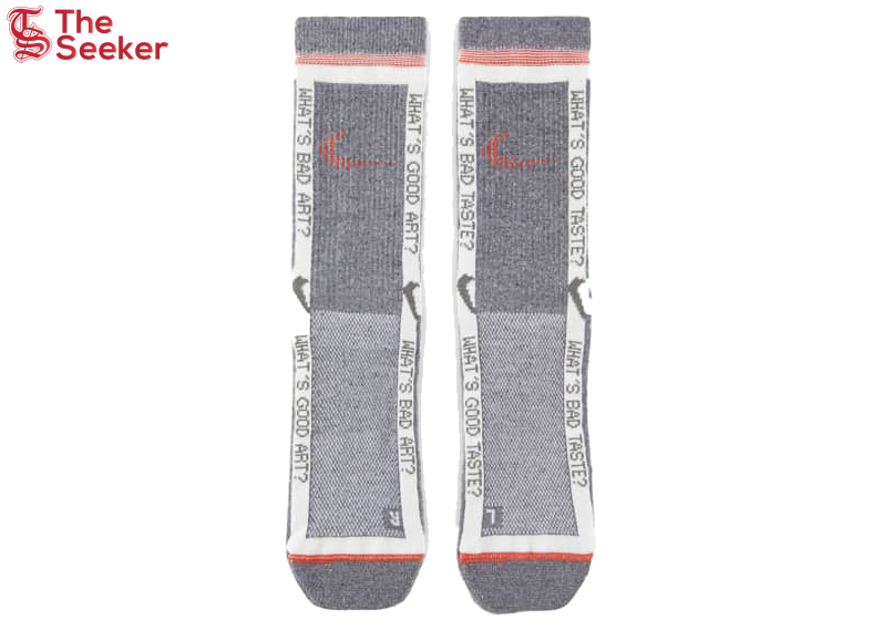 OFF-WHITE x Nike Socks Grey/Orange