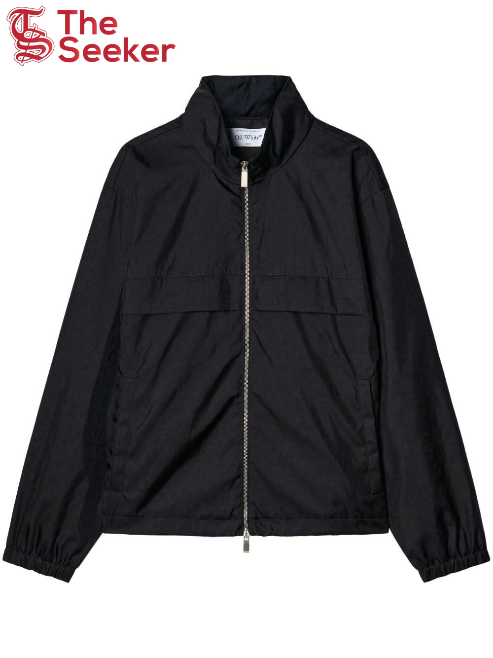 OFF-WHITE Zip-Fastening Long-Sleeve Jacket Black