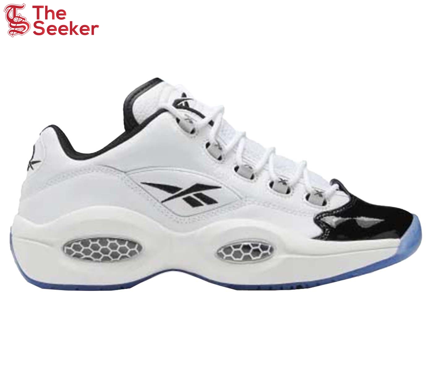 Reebok Question Low White Black Toe