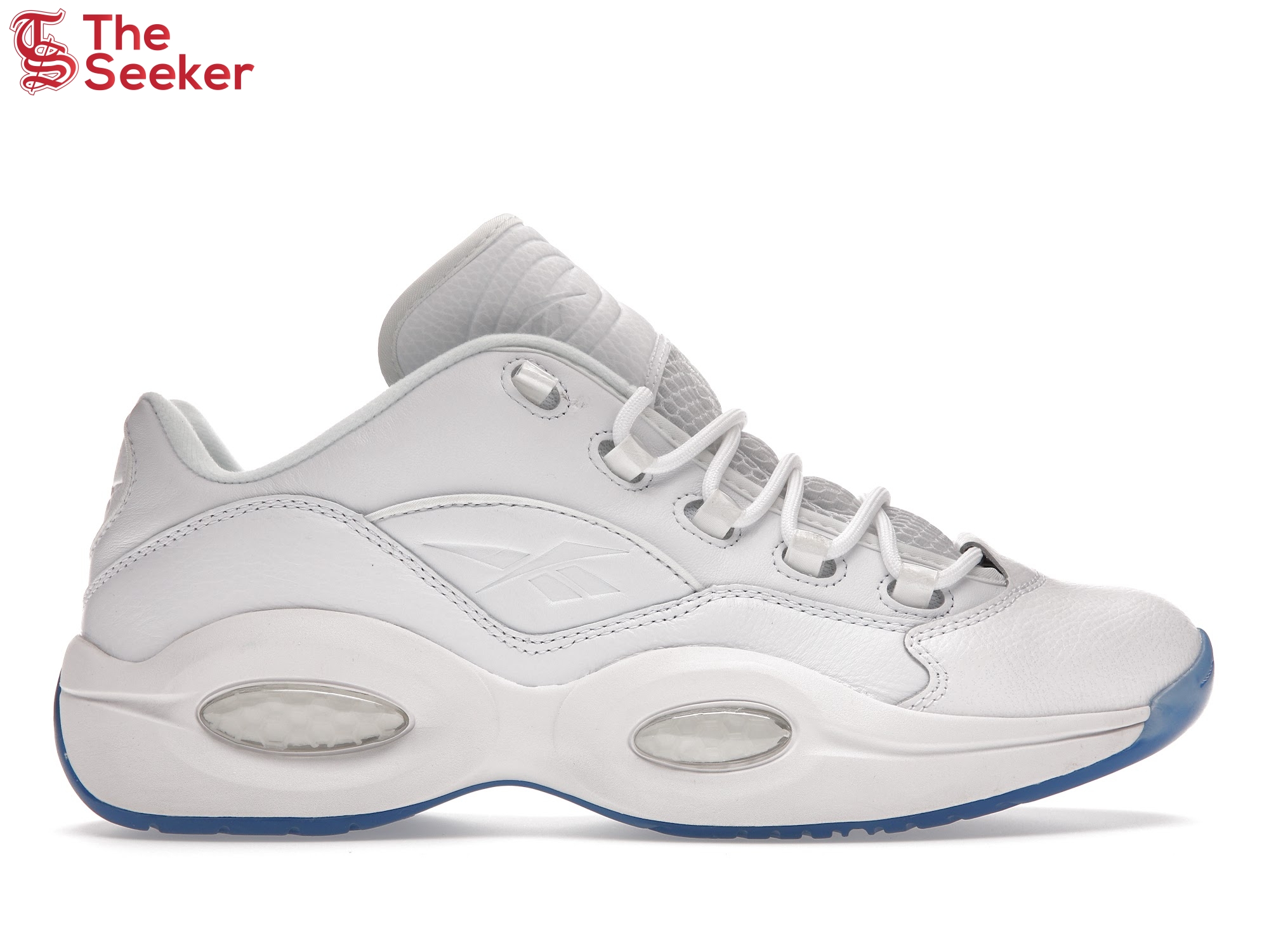 Reebok Question Low White Clear Blue Sole