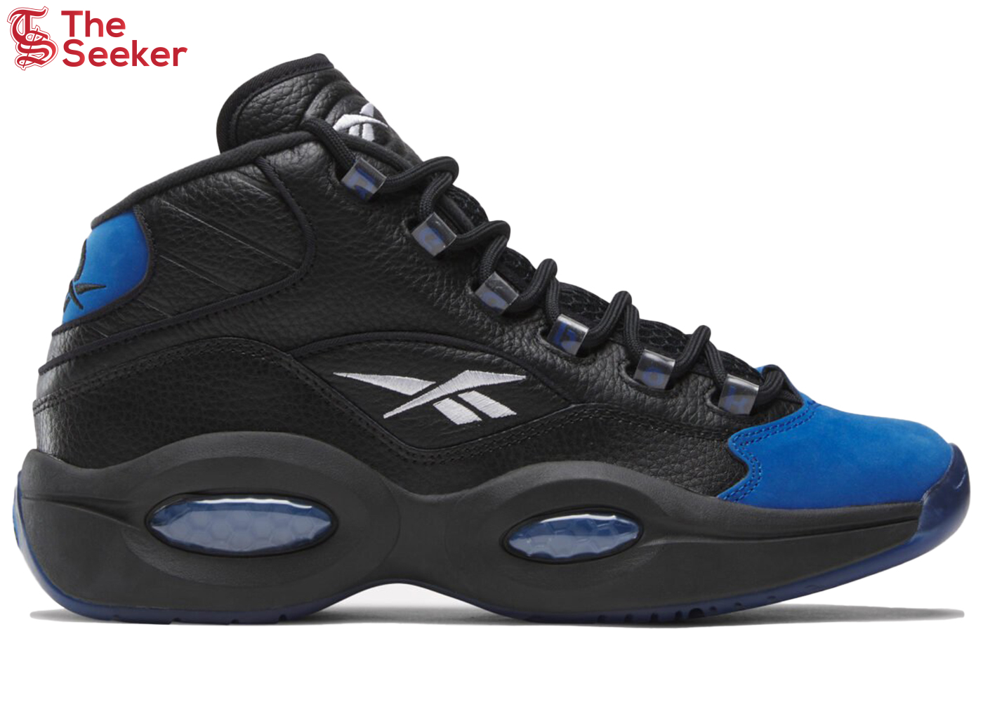 Reebok Question Mid Black and Blue