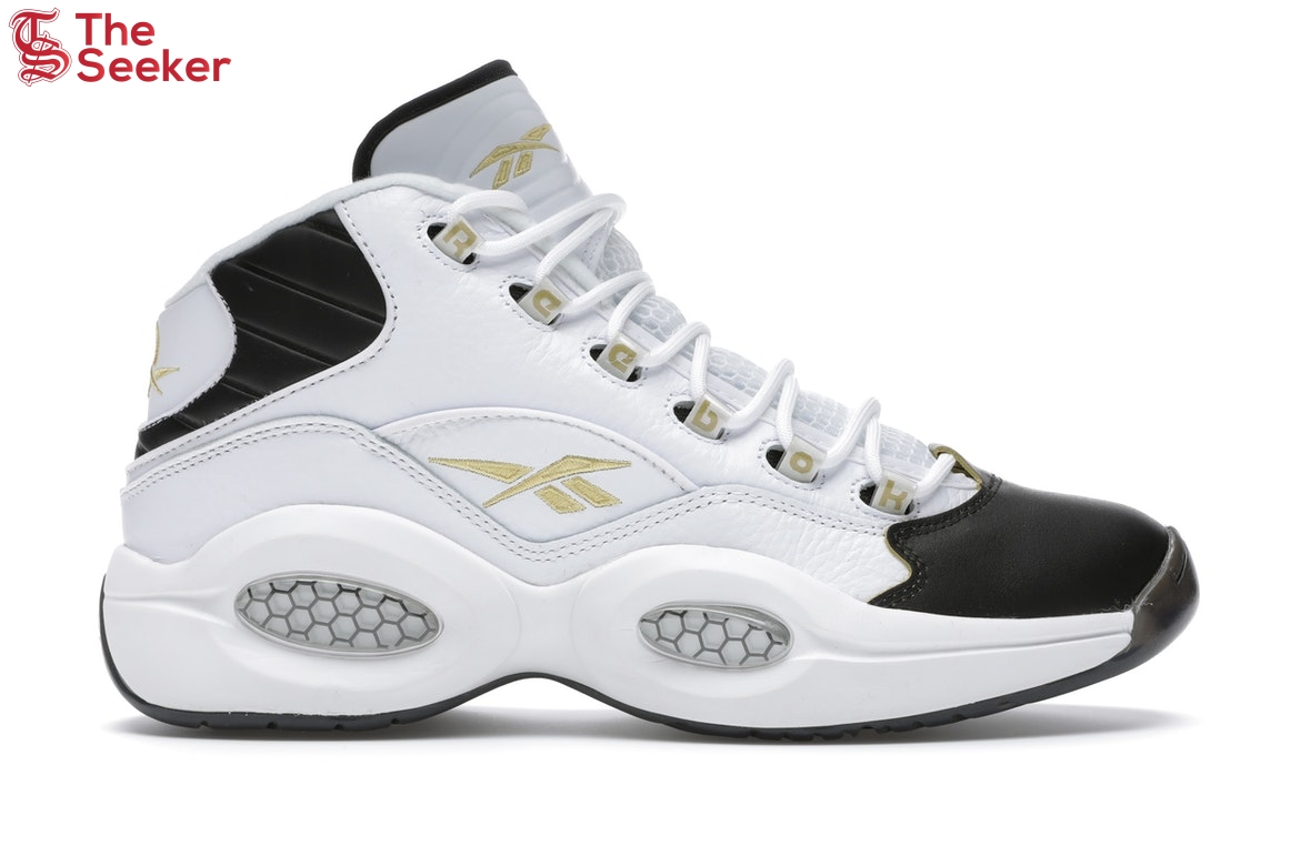 Reebok Question Mid Black Toe