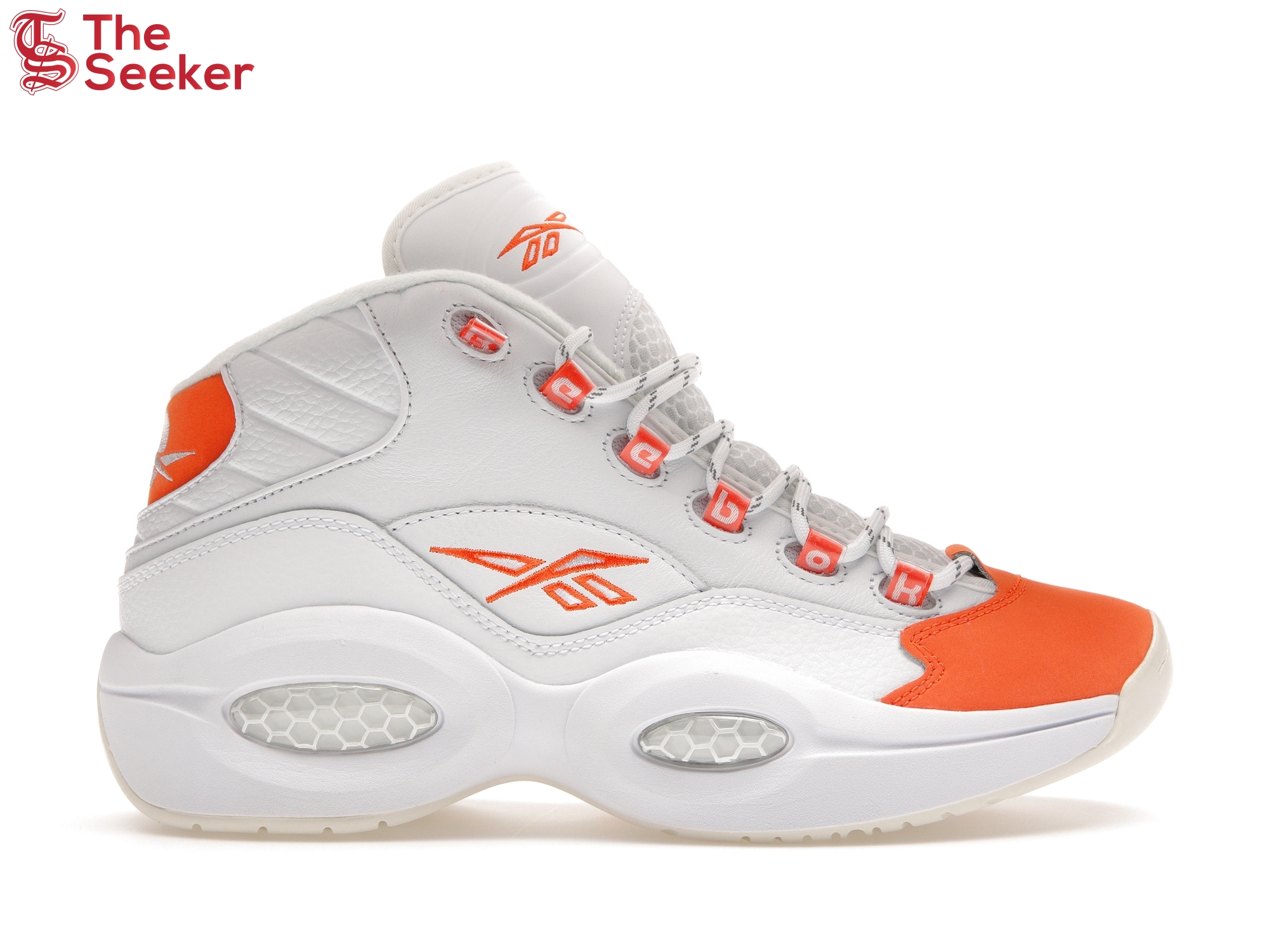 Reebok Question Mid Orange Toe