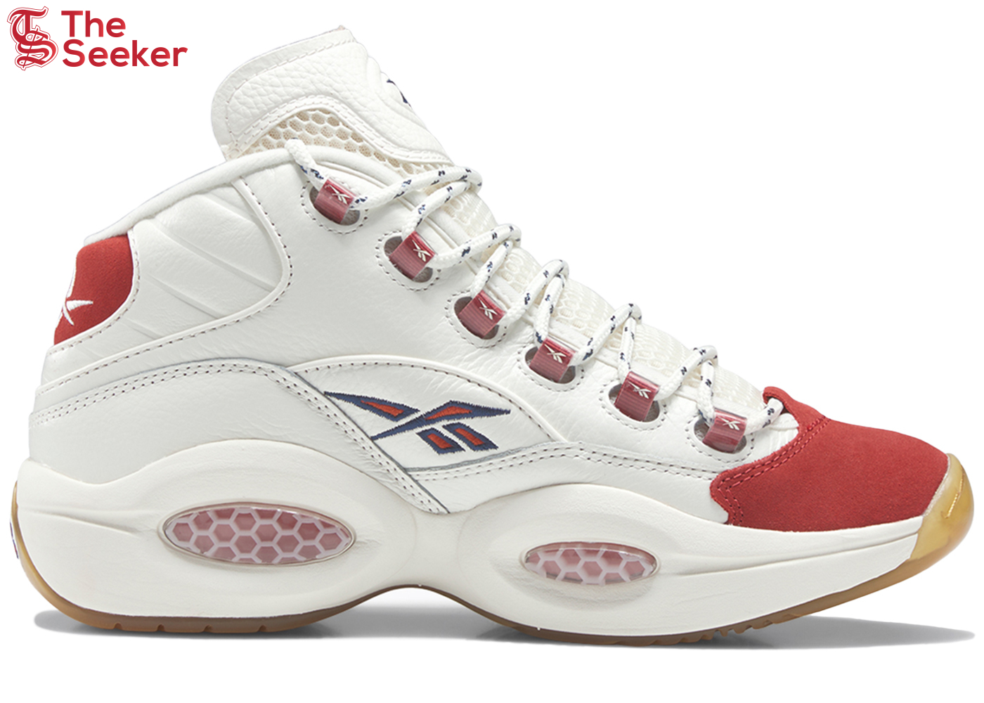 Reebok Question Mid Vintage Red Toe