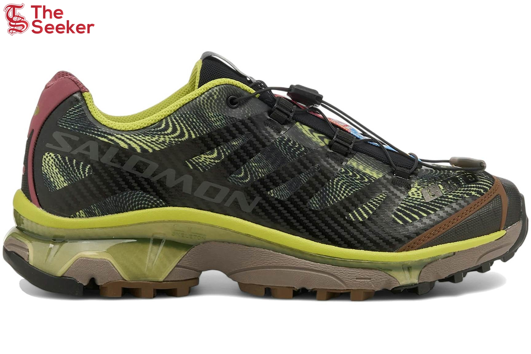 Salomon XT-4 OG Rave at Dawn Black Dark Citron