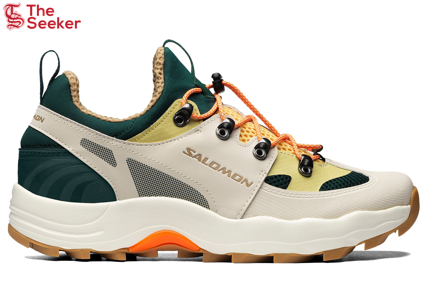 Salomon Raid Wind Beige Pine Green Orange