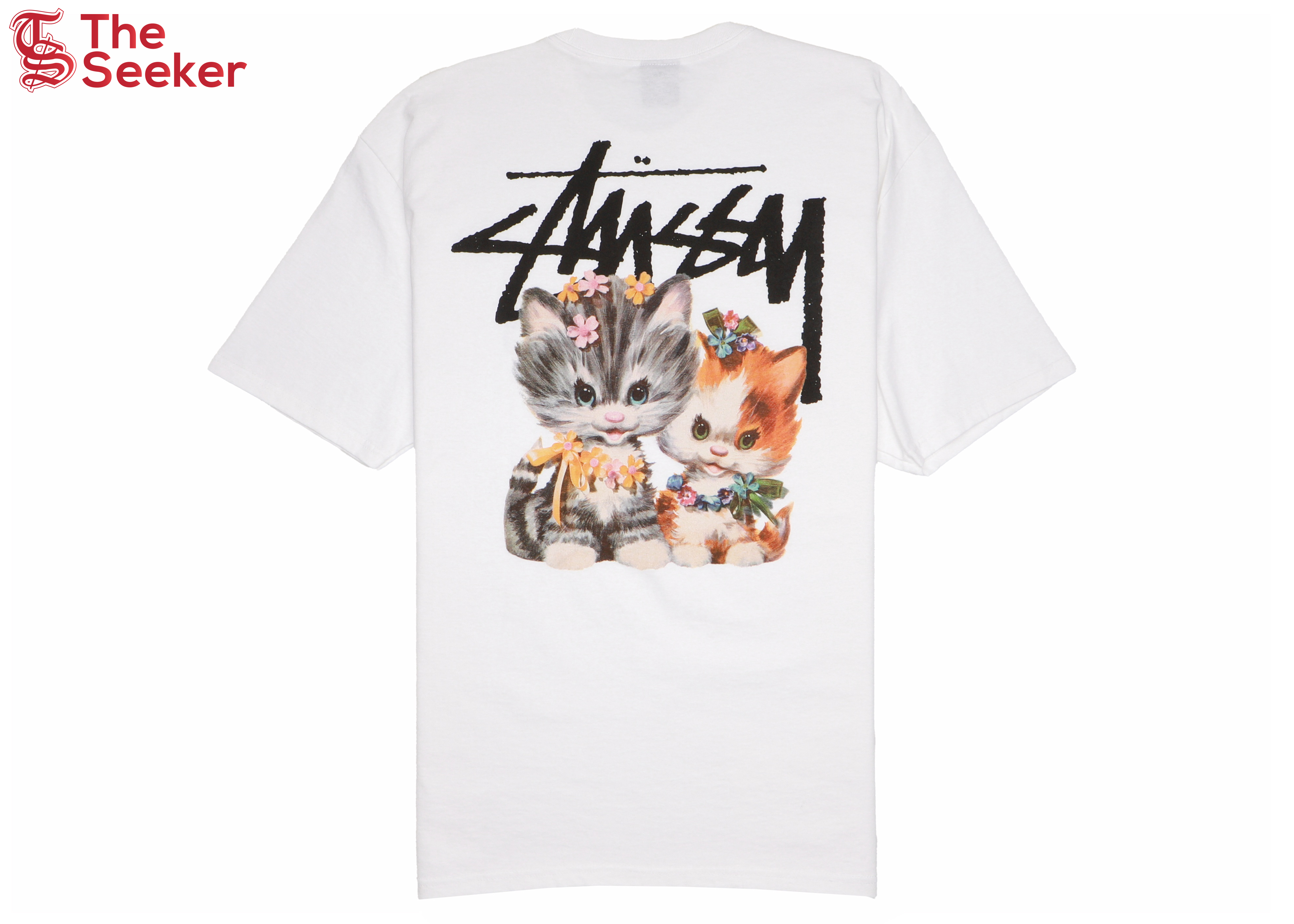 Stussy Kittens Tee White