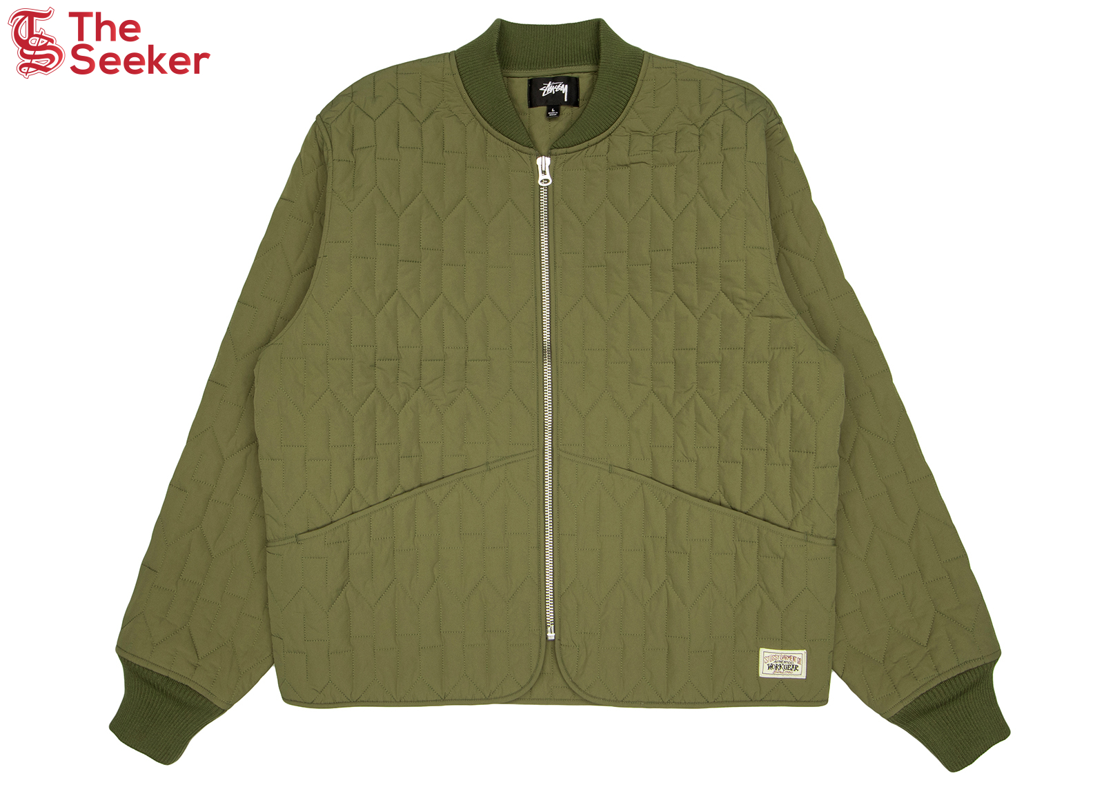 Stussy S Quilted Liner Jacket Olive