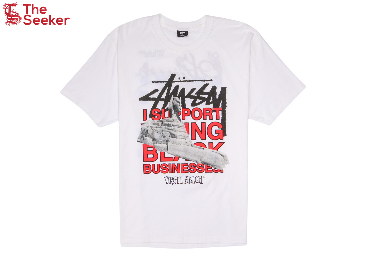 Stussy x Virgil Abloh World Tour Collection T-Shirt White