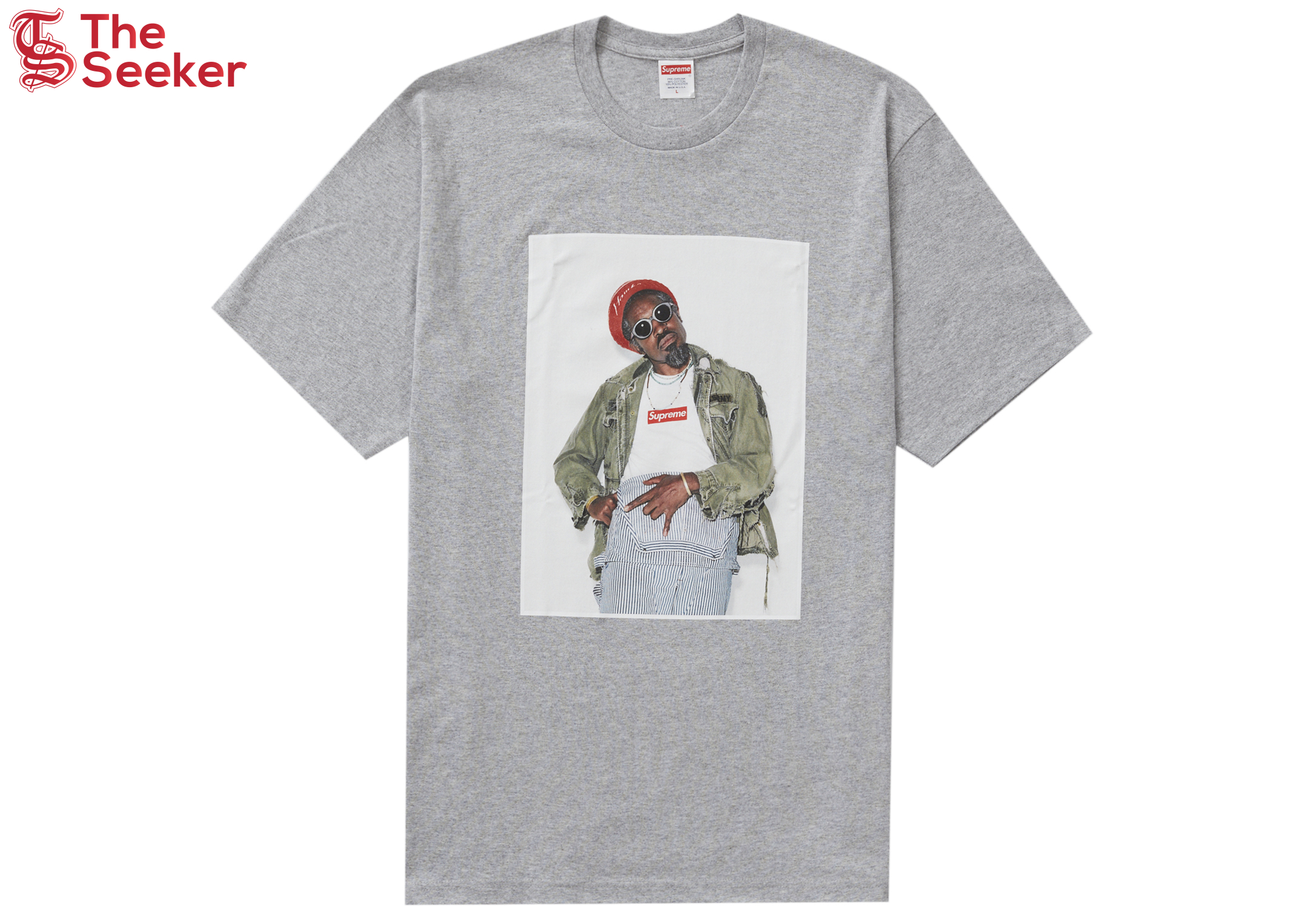 Supreme André 3000 Tee Heather Grey