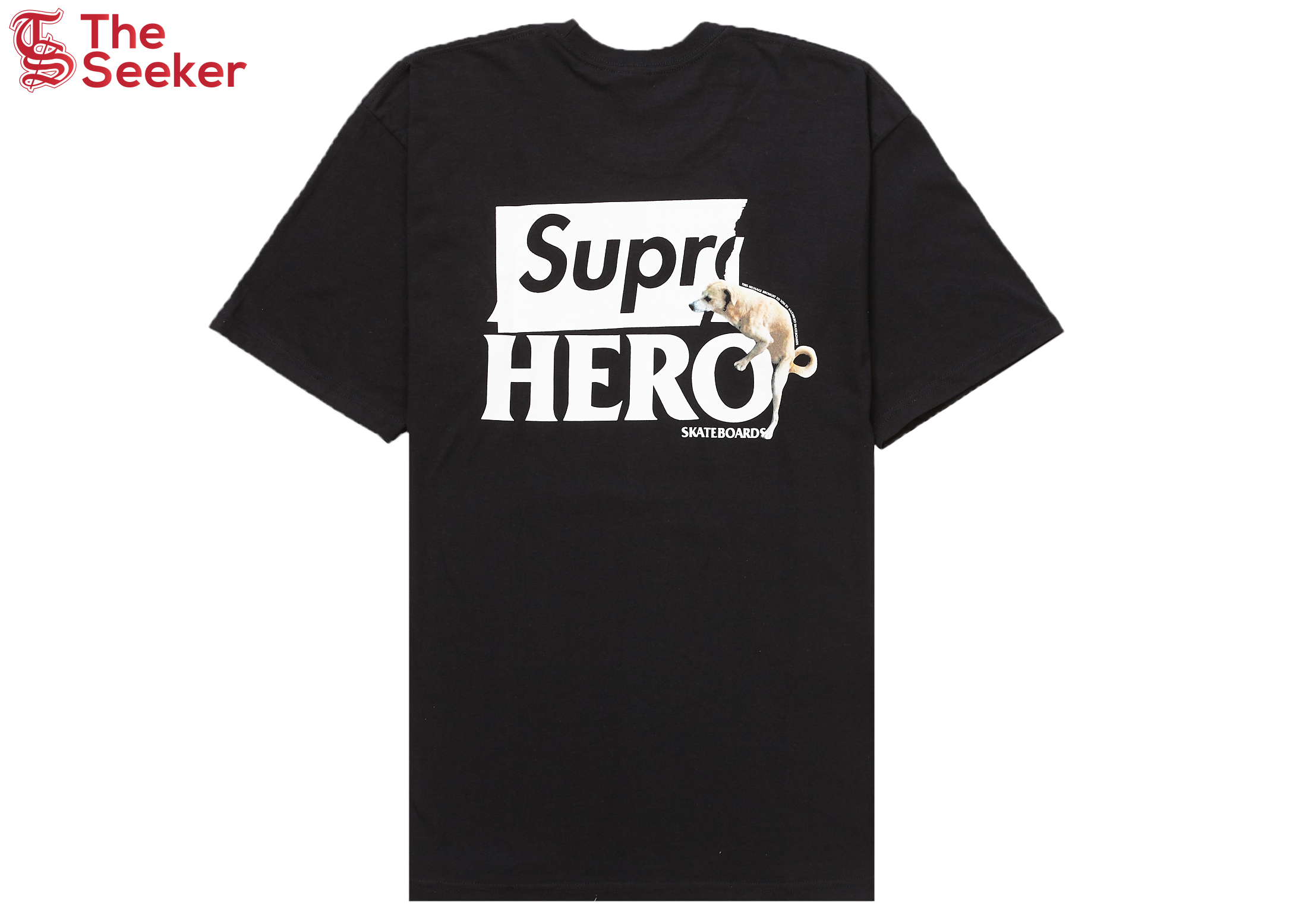 Supreme ANTIHERO Dog Tee Black