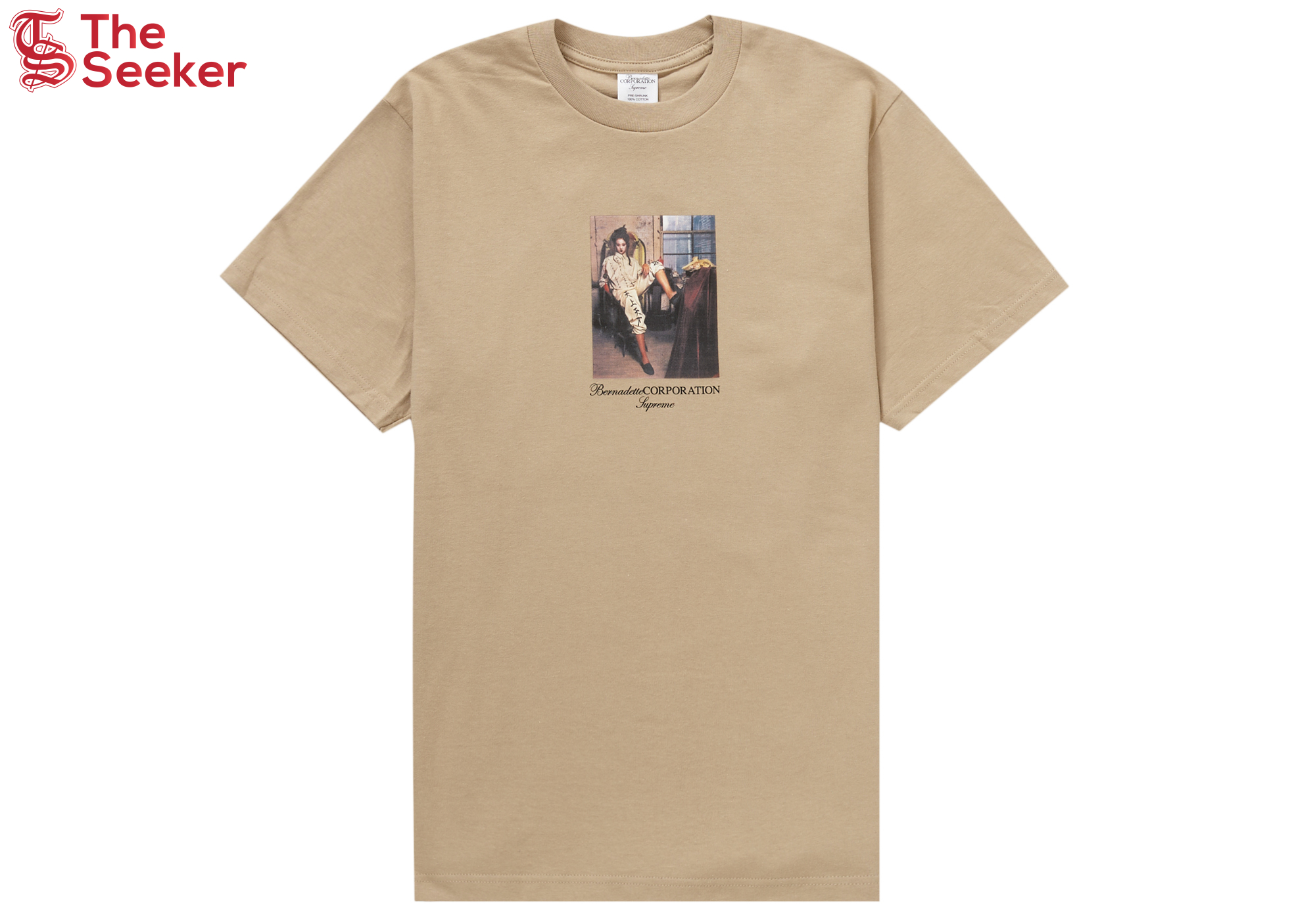 Supreme Bernadette Corporation Fuck Tee Khaki