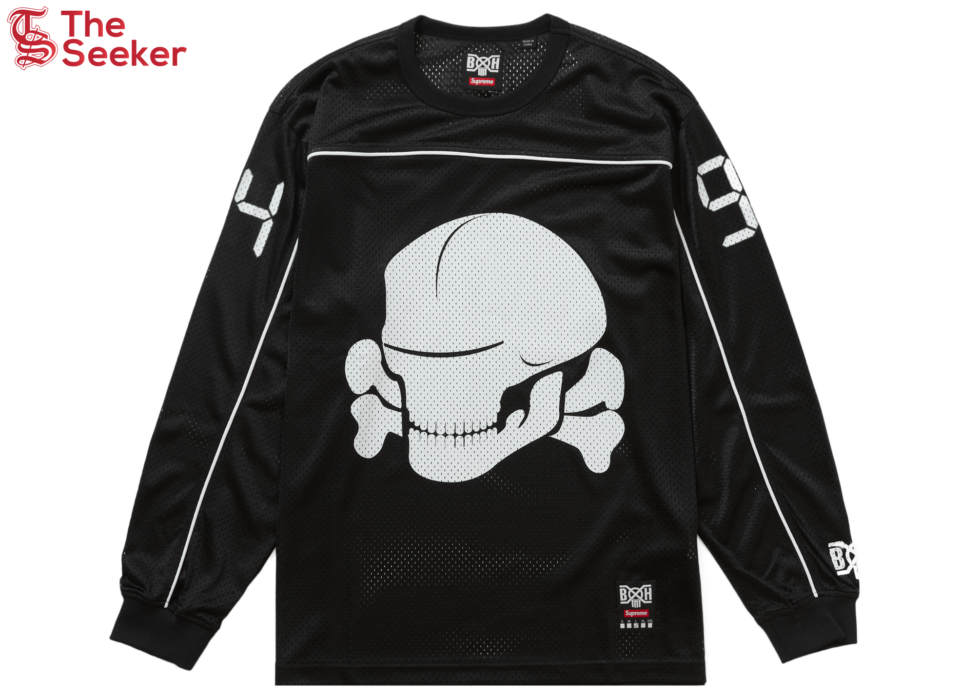 Supreme Bounty Hunter Mesh Moto Jersey Black