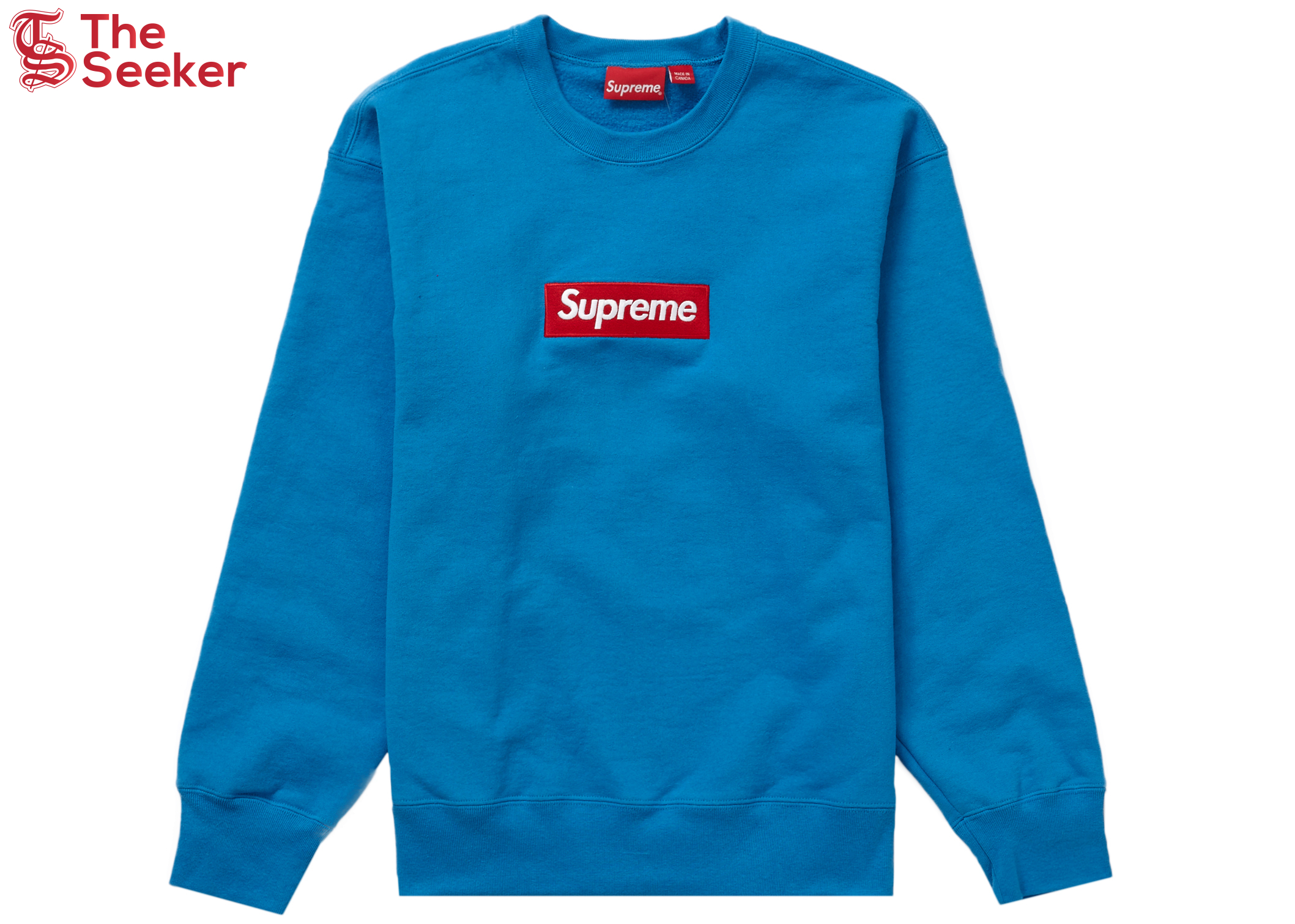 Supreme Box Logo Crewneck (FW22) Blue