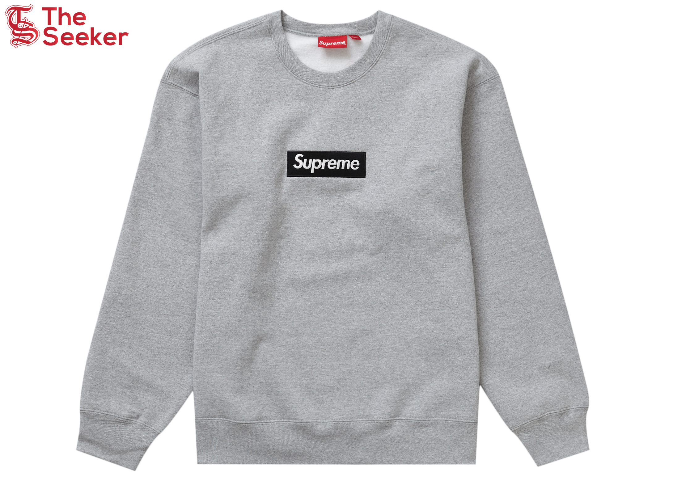 Supreme Box Logo Crewneck (FW22) Heather Grey