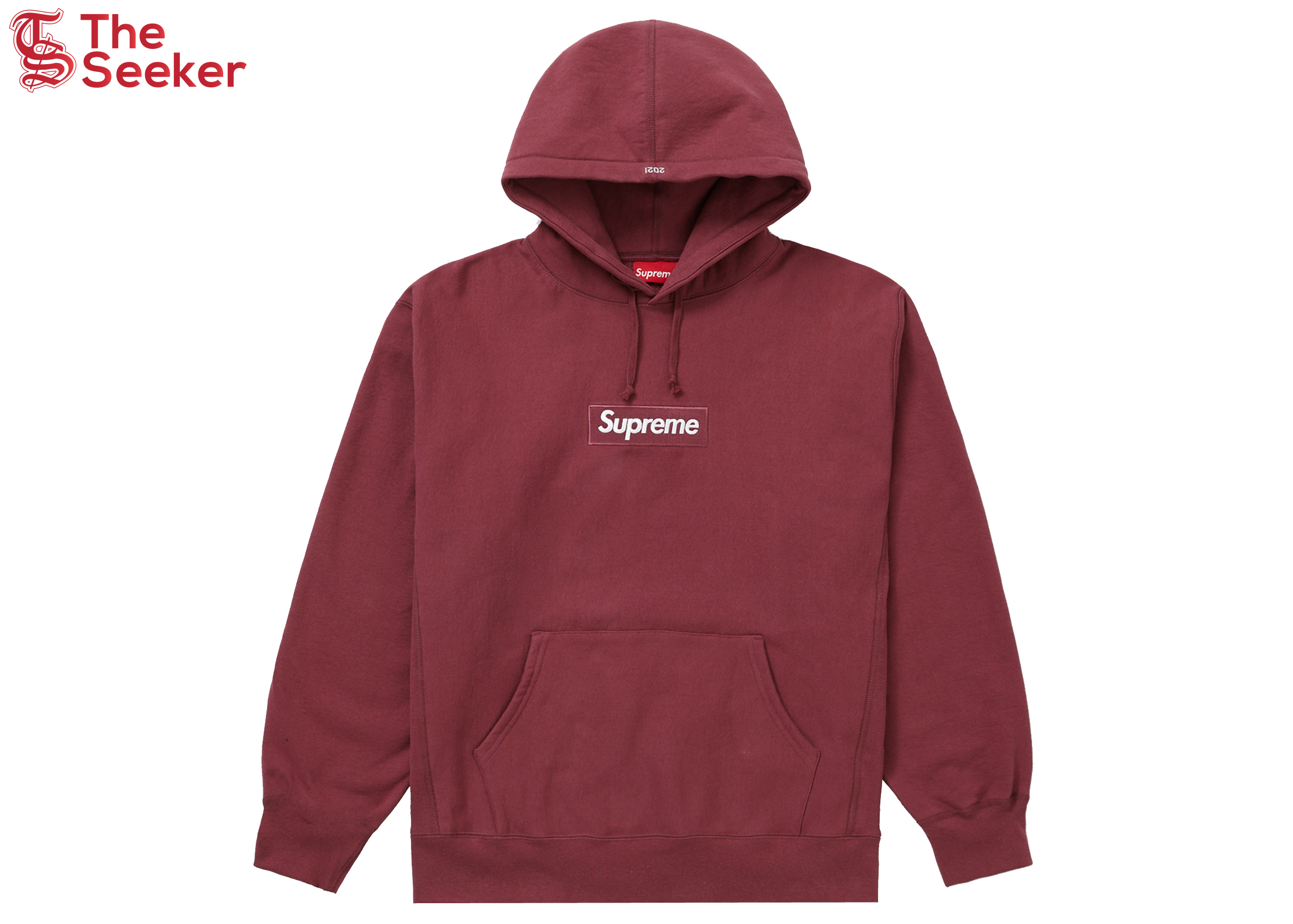 Supreme Box Logo Hooded Sweatshirt (FW21) Plum