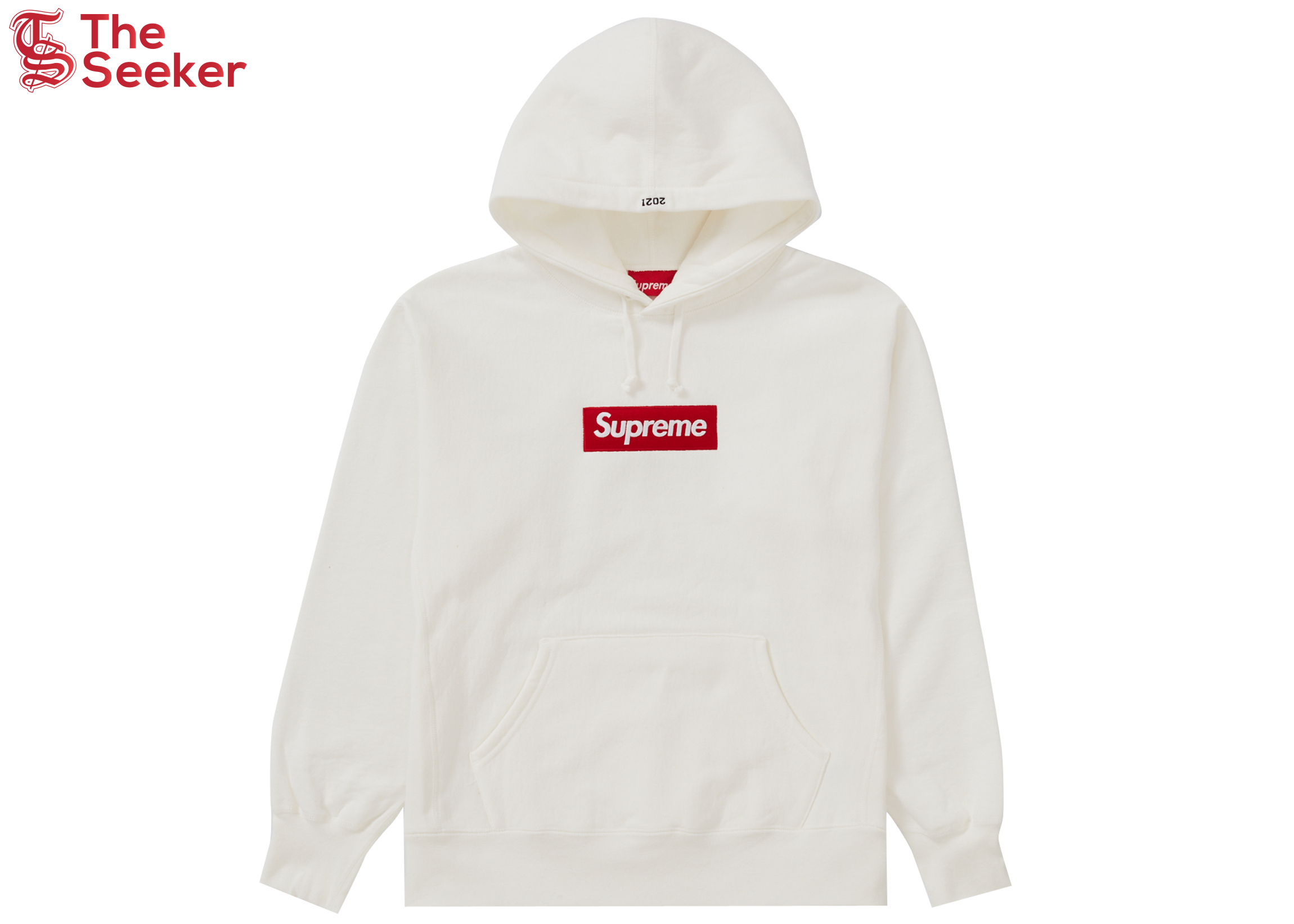 Supreme Box Logo Hooded Sweatshirt (FW21) White