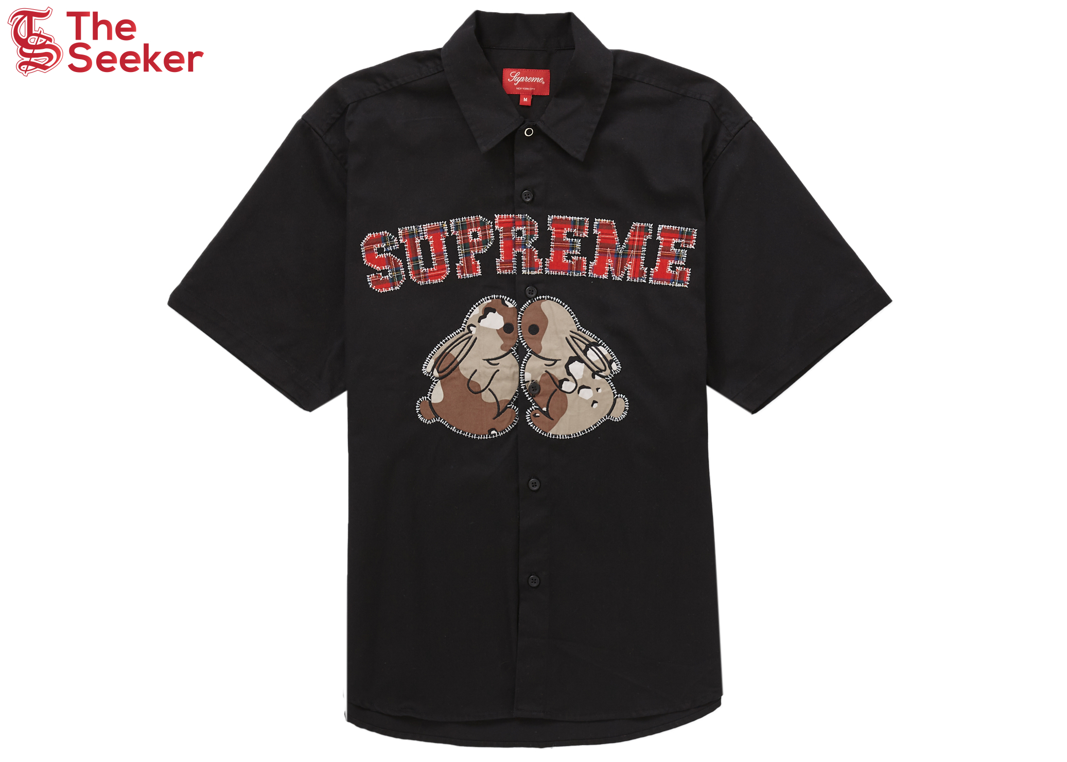 Supreme Bunnies S/S Work Shirt Black