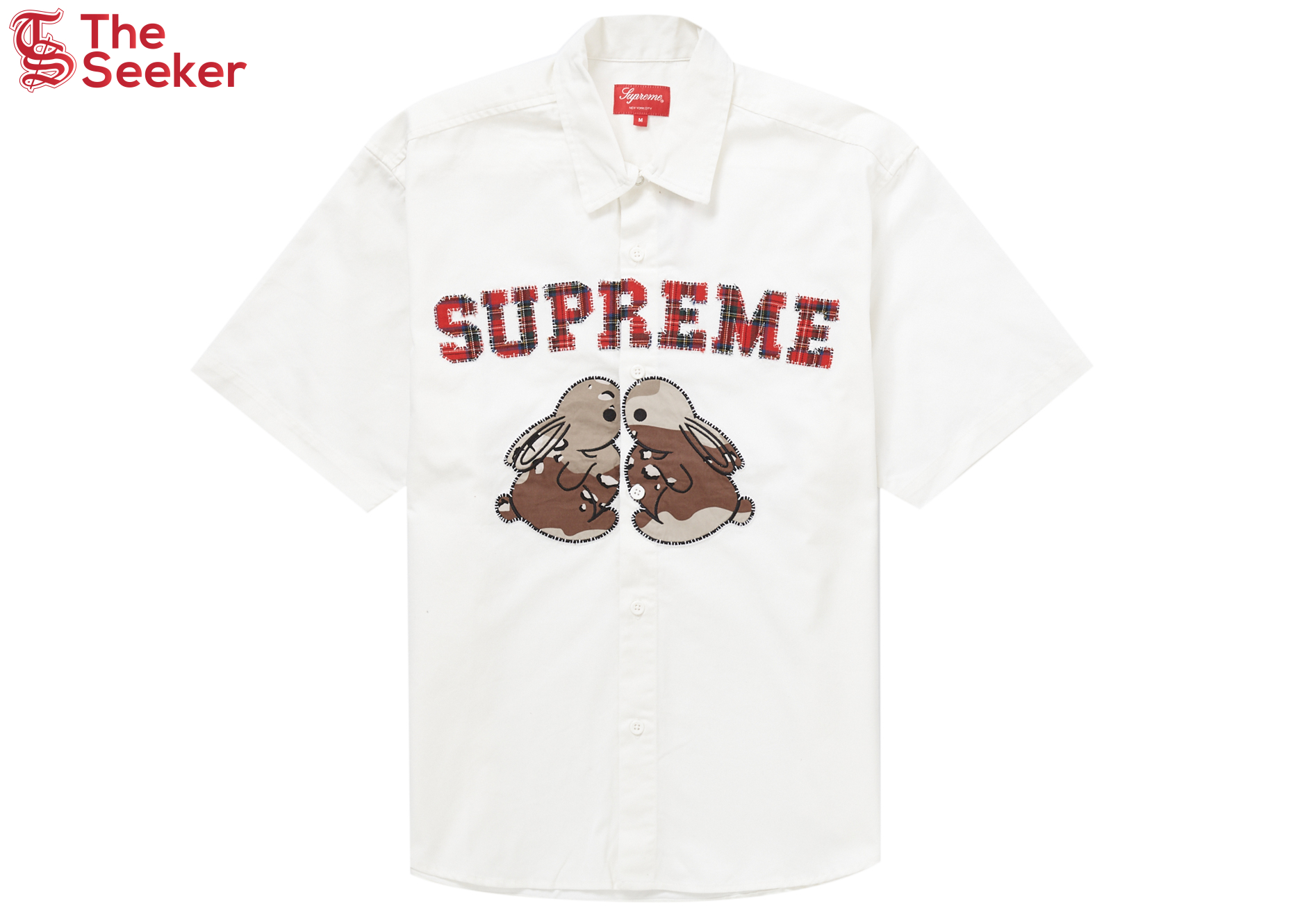 Supreme Bunnies S/S Work Shirt White