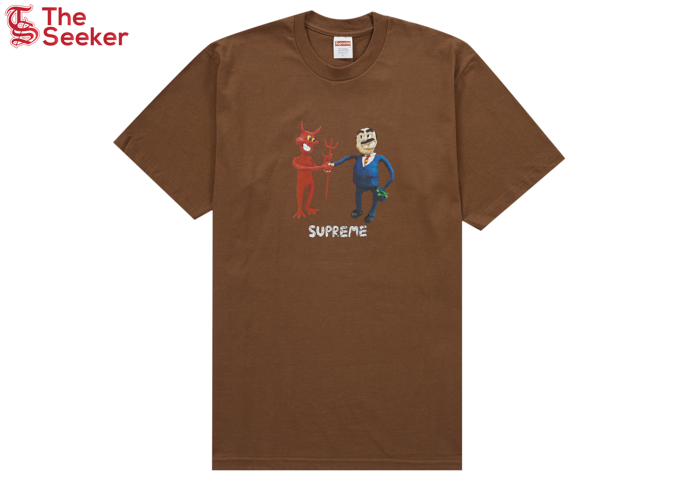 Supreme Business Tee Brown