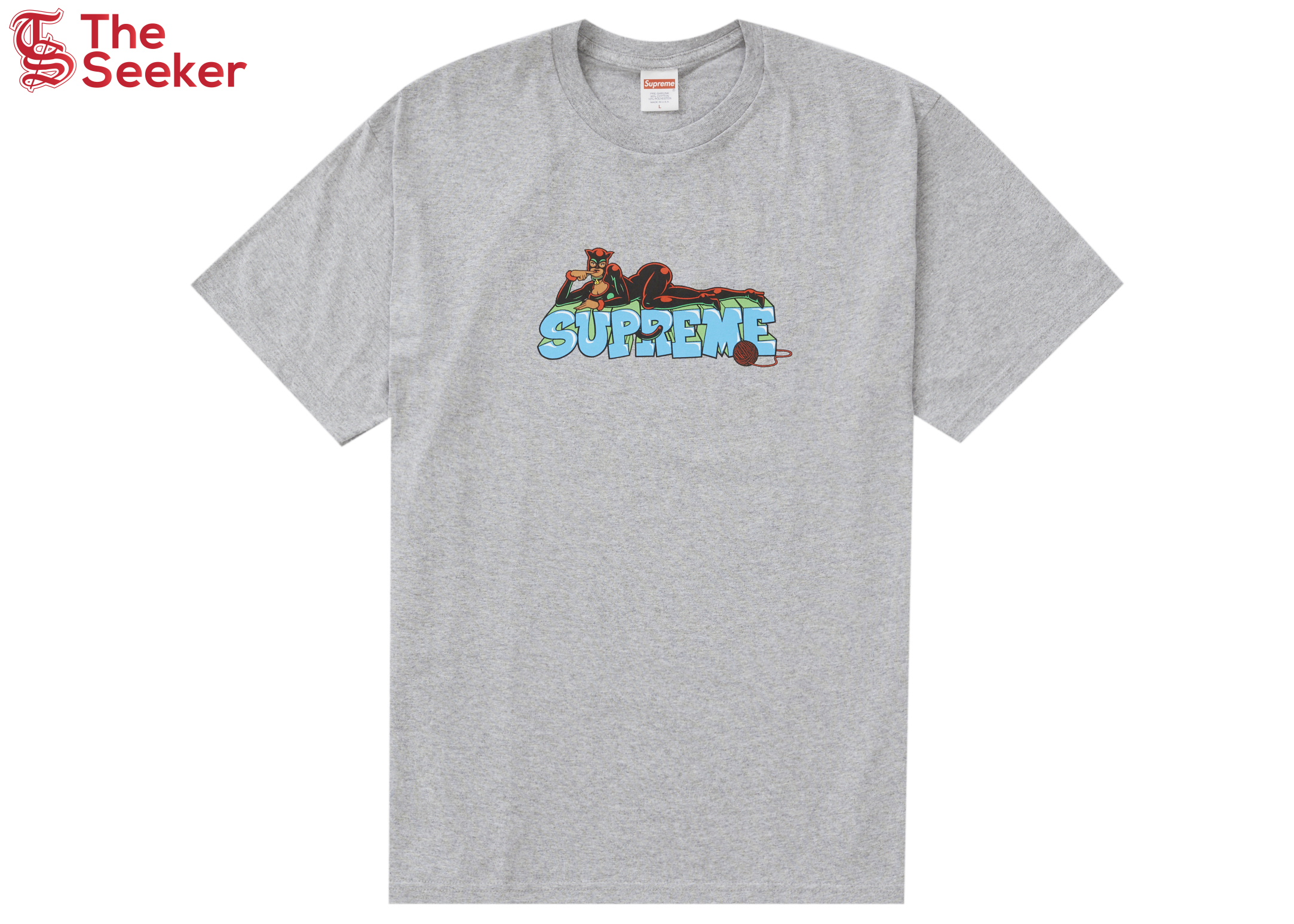 Supreme Catwoman Tee Heather Grey