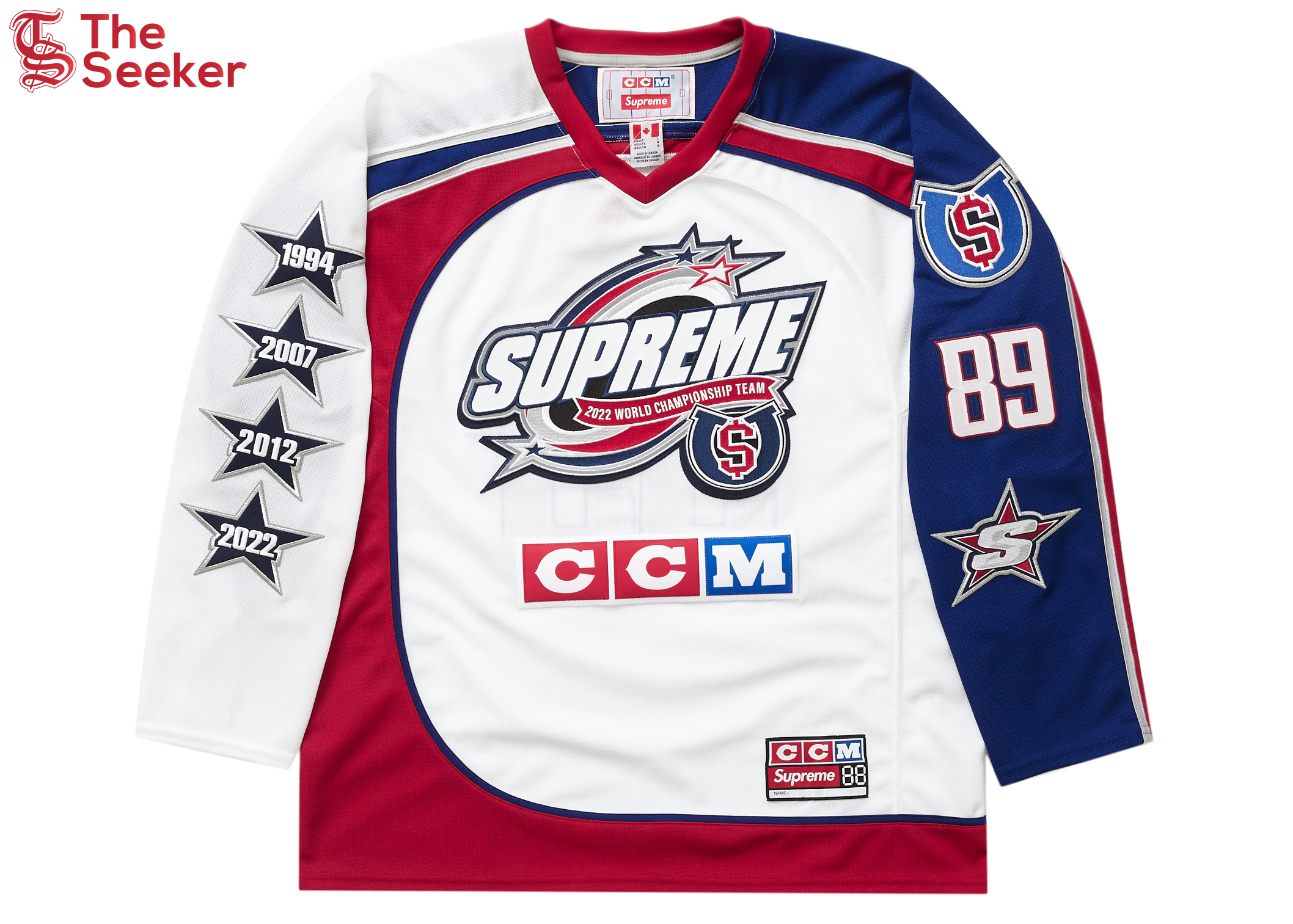 Supreme CCM All Stars Hockey Jersey White