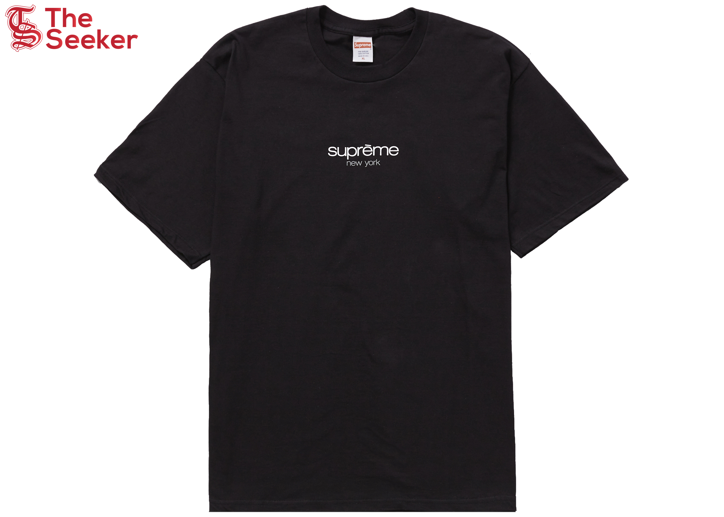 Supreme Classic Logo Tee Black