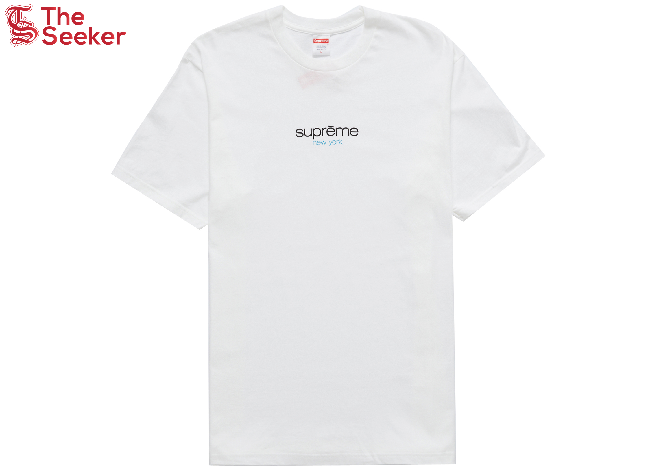 Supreme Classic Logo Tee White